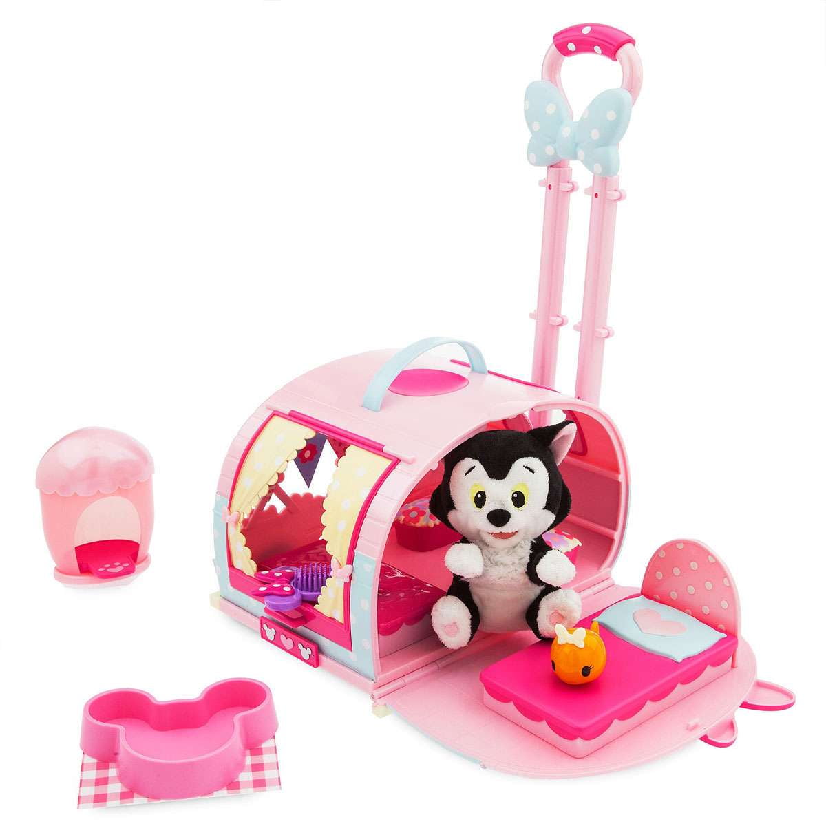 Disney Minnie Mouse ペットカート キャリーバッグ Disney Minnie Mouse Figaro Pet Carrier Set - Walmart.com