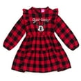 thumbnail image 1 of Disney Minnie Mouse Flannel Dress Buffalo Plaid Toddler to Big Kid, 1 of 5