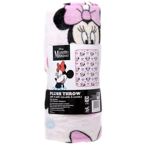 Disney Minnie Mouse Fleece Throw Blanket