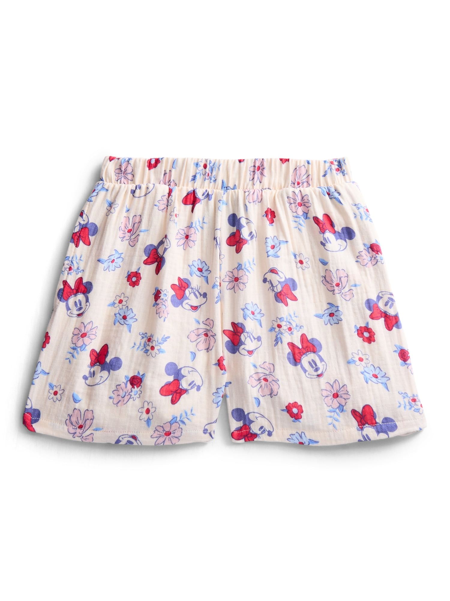 Disney Minnie Mouse Girls Floral Shorts, Sizes 4-16