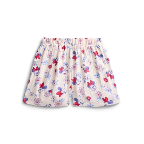 Disney Minnie Mouse Girls Floral Shorts, Sizes 4-16