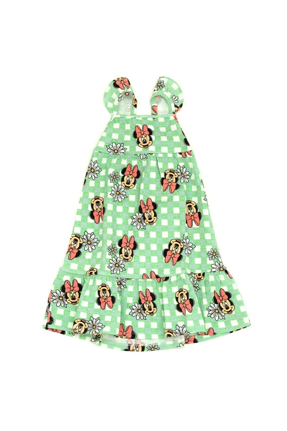 Minnie Mouse Floral Little Girls Dress Toddler to Big Kid