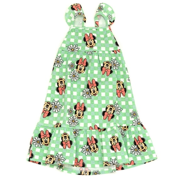 Disney Minnie Mouse Floral Toddler Girls Dress Toddler to Big Kid
