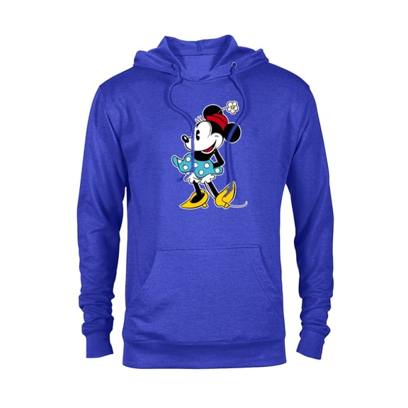 Disney Minnie Mouse Flower Hat - Pullover Hoodie for Adults -Customized-Royal Heather