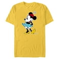 thumbnail image 1 of Disney Minnie Mouse Flower Hat - Short Sleeve Blended T-Shirt for Adults -Customized-Yellow, 1 of 5