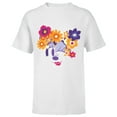 thumbnail image 1 of Disney Minnie Mouse Flowers Winking Garden Spring - Short Sleeve T-Shirt for Kids - Customized-White, 1 of 5