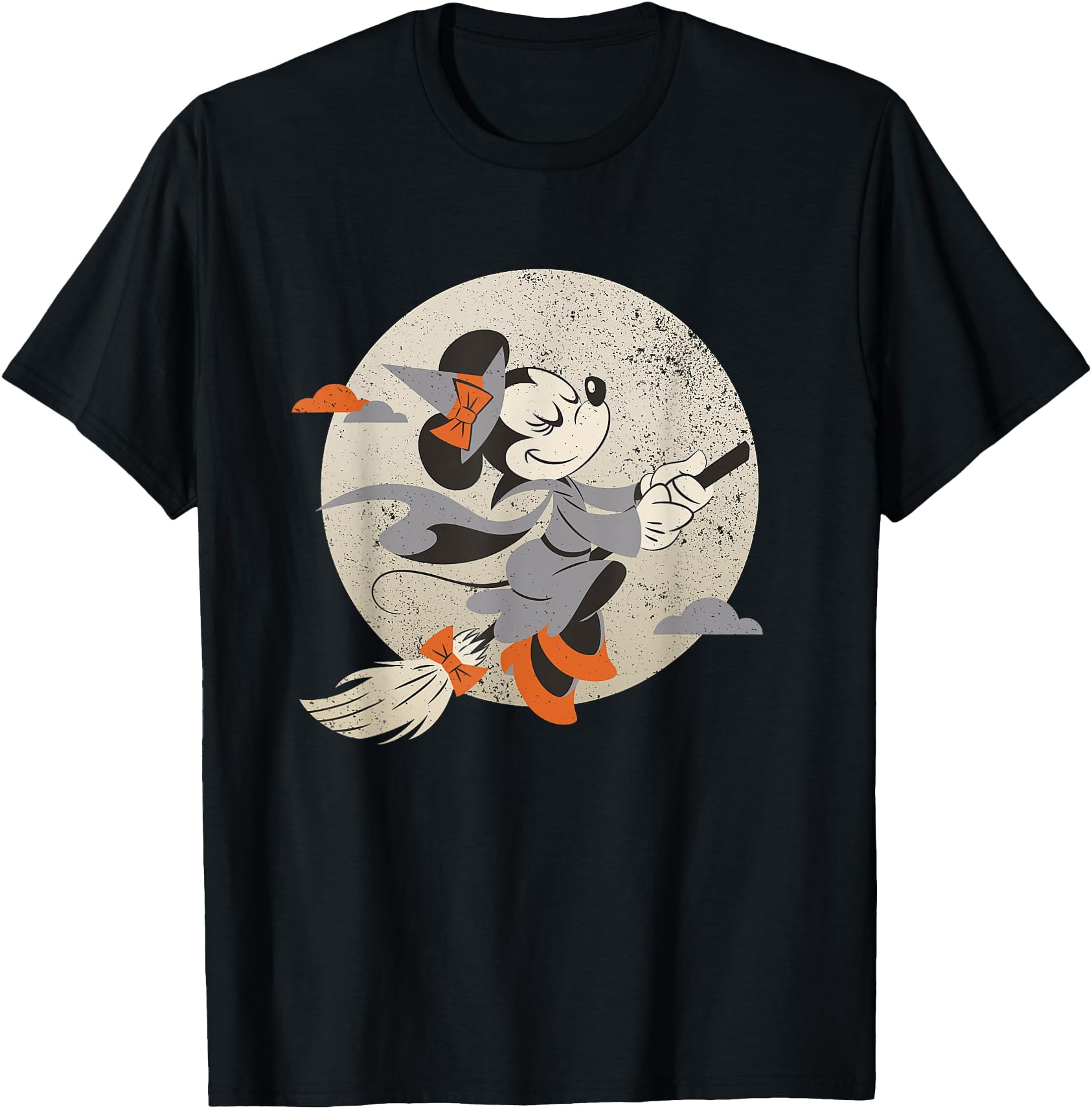 Disney Minnie Mouse Flying Witch Costume Halloween T-Shirt - Walmart.com