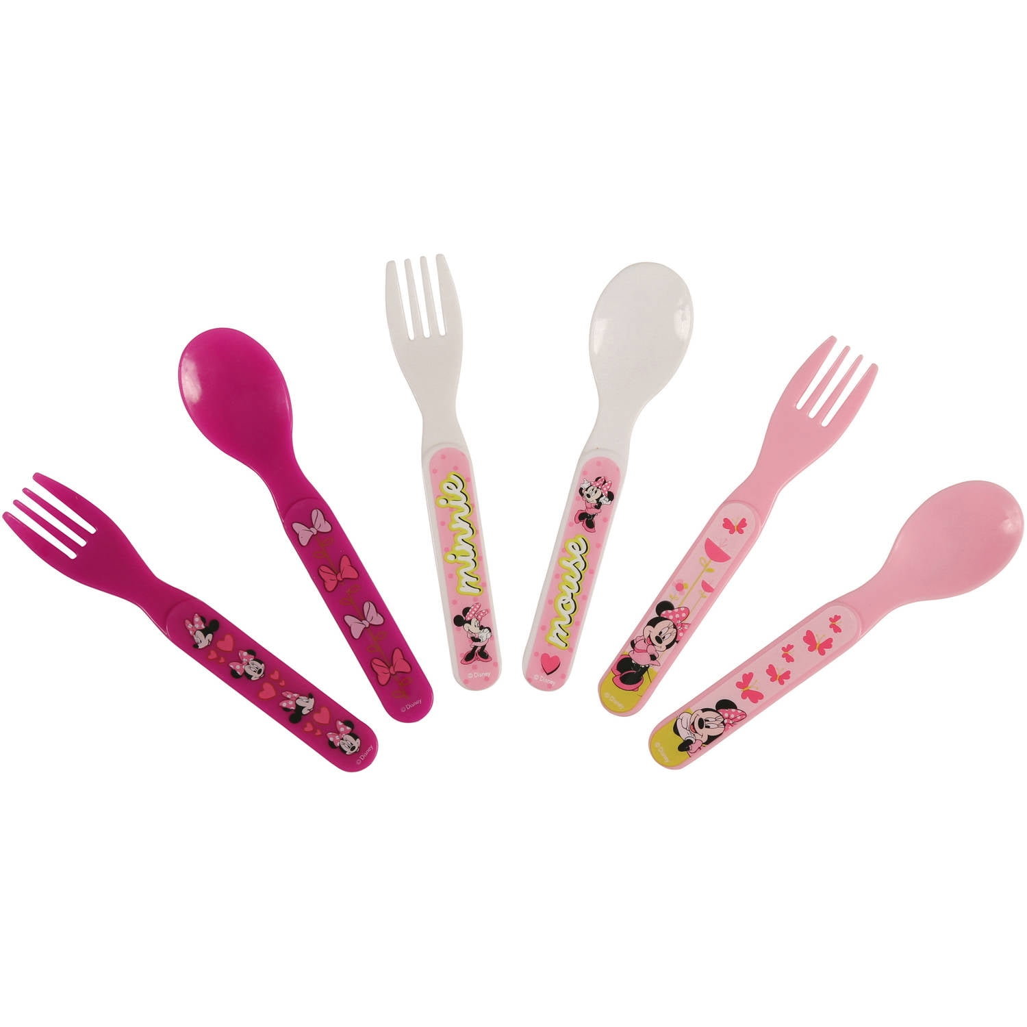 Disney Minnie Mouse Fork And Spoon Set