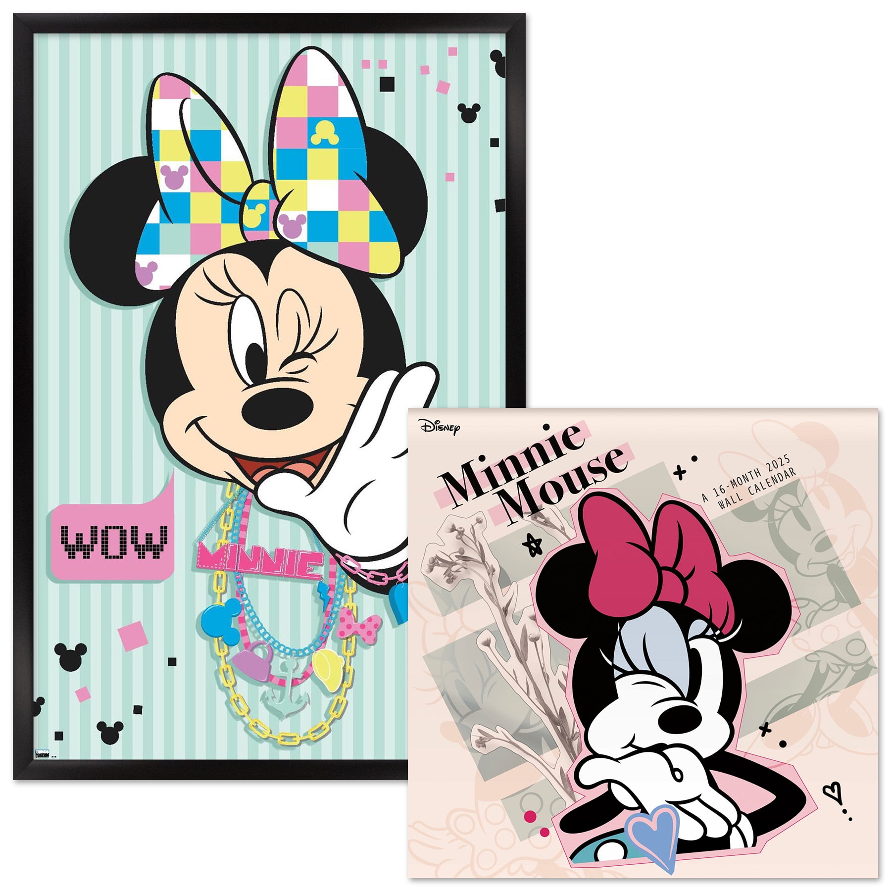 Disney Minnie Mouse Framed Poster and 2025 Calendar - Walmart.com disney-minnie-mouse-framed-poster-and-2025-calendar-walmart-com