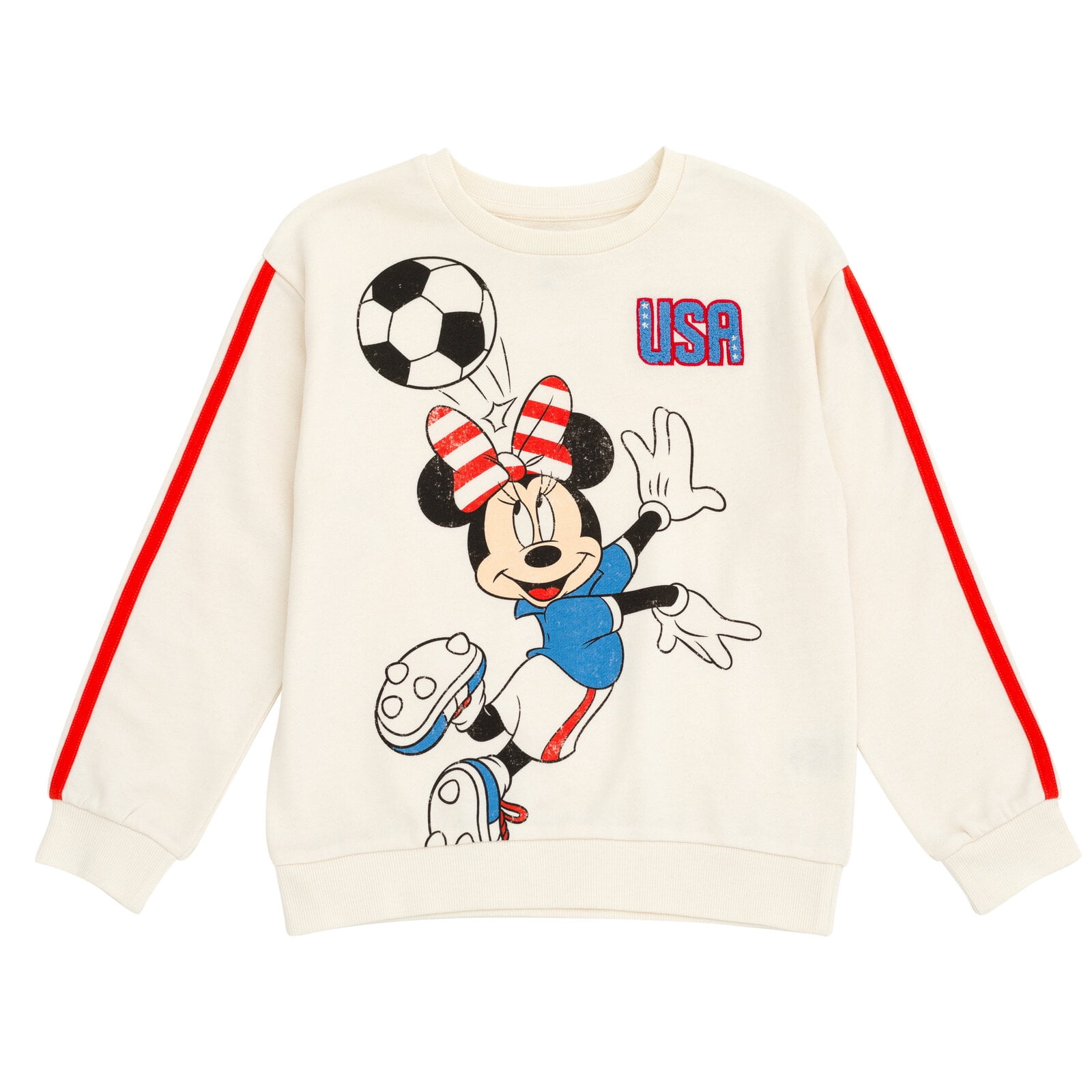 Babyhug Disney Terry Knit Oversize Drop Shoulder Full Sleeves Front Open Hooded Sweatjacket With Mickey Mouse Print - White
