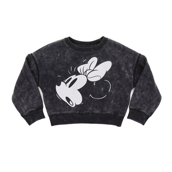 Disney Minnie Mouse French Terry Oversized Matching Family Sweatshirt Little Kid to Big Kid