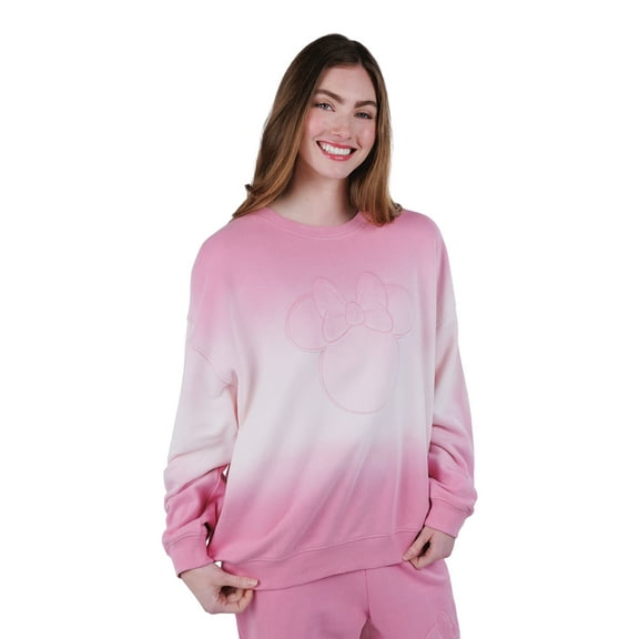 Disney Minnie Mouse French Terry Pullover Sweatshirt Adult