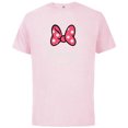 thumbnail image 1 of Disney Minnie Mouse Freundin Head Icon Magic Friend German- Short Sleeve Cotton T-Shirt for Adults - Customized-Soft Pink, 1 of 5