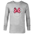 thumbnail image 1 of Disney Minnie Mouse Friend Head Icon Magic Vacation Japanese- Long Sleeve T-Shirt for Men - Customized-Athletic Heather, 1 of 5