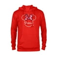 thumbnail image 1 of Disney Minnie Mouse Friend Head Icon Magic Vacation Trip- Pullover Hoodie for Adults - Customized-Red, 1 of 5