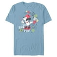 thumbnail image 1 of Disney Minnie Mouse Full Bloom Fun! Flowers Botanical Garden - Short Sleeve Blended T-Shirt for Adults - Customized-Ocean Blue, 1 of 5