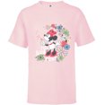 thumbnail image 1 of Disney Minnie Mouse Full Bloom Fun! Flowers Botanical Garden - Short Sleeve T-Shirt for Kids - Customized-Soft Pink, 1 of 5