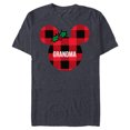 thumbnail image 1 of Disney Minnie Mouse GRANDMA Holiday Family - Short Sleeve Blended T-Shirt for Adults - Customized-Navy Heather, 1 of 5