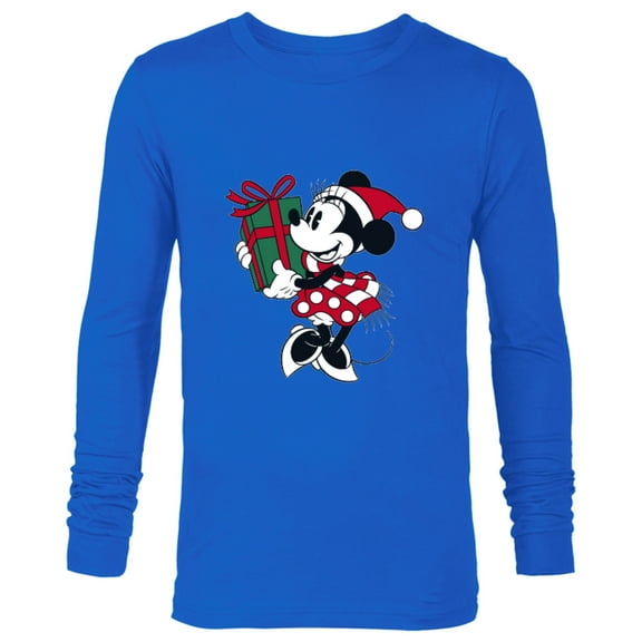 Disney Minnie Mouse Gift Holiday - Long Sleeve T-Shirt for Men – Customized-Royal