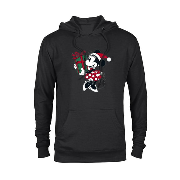 Disney Minnie Mouse Gift Holiday - Pullover Hoodie for Adults – Customized-Black