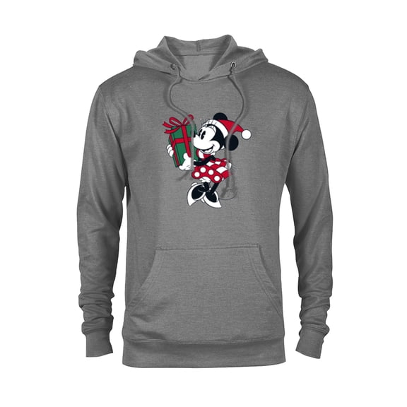 Disney Minnie Mouse Gift Holiday - Pullover Hoodie for Adults – Customized-Graphite Heather