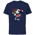 thumbnail image 1 of Disney Minnie Mouse Gift Holiday - Short Sleeve Cotton T-Shirt for Adults - Customized-Navy, 1 of 5