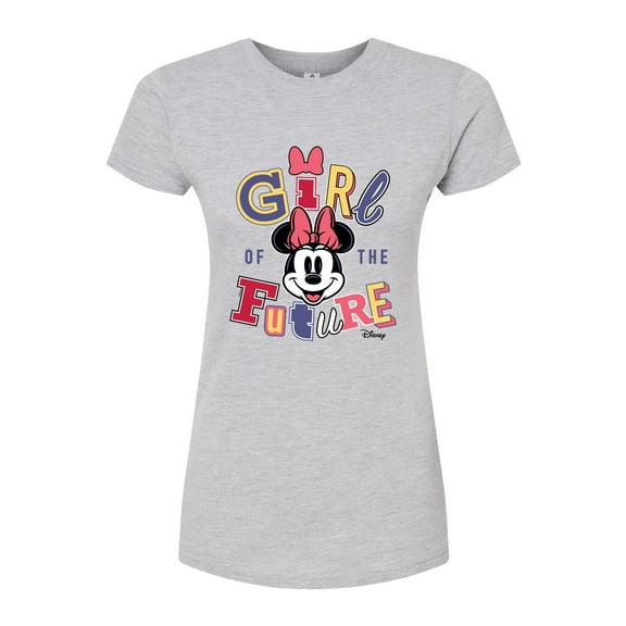 Disney - Minnie Mouse - Girl of the Future - Juniors Fitted Graphic T-Shirt