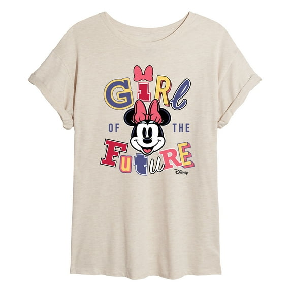 Disney - Minnie Mouse - Girl of the Future - Juniors Ideal Flowy Muscle T-Shirt