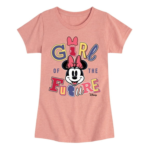 Disney - Minnie Mouse - Girl of the Future - Toddler & Youth Girls Short Sleeve Graphic T-Shirt