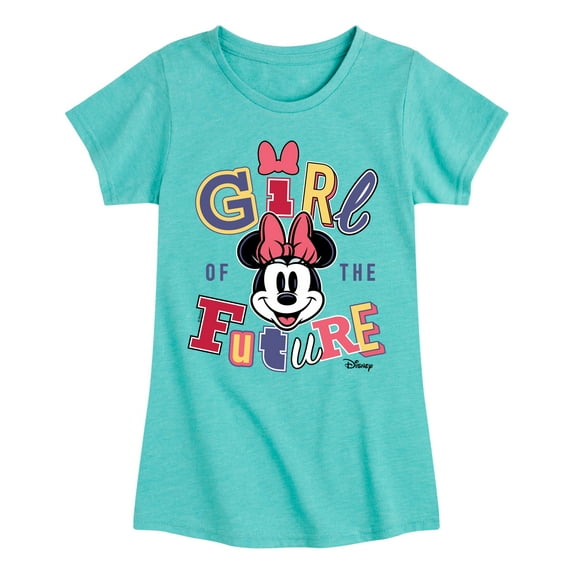 Disney - Minnie Mouse - Girl of the Future - Toddler & Youth Girls Short Sleeve Graphic T-Shirt