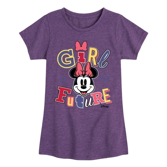 Disney - Minnie Mouse - Girl of the Future - Toddler & Youth Girls Short Sleeve Graphic T-Shirt