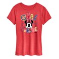 thumbnail image 1 of Disney - Minnie Mouse - Girl of the Future - Women's Short Sleeve Graphic T-Shirt, 1 of 5