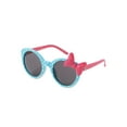 thumbnail image 1 of Disney Minnie Mouse Blue and White Polka Dot Girls Brow Bar Sunglasses, 1 of 2