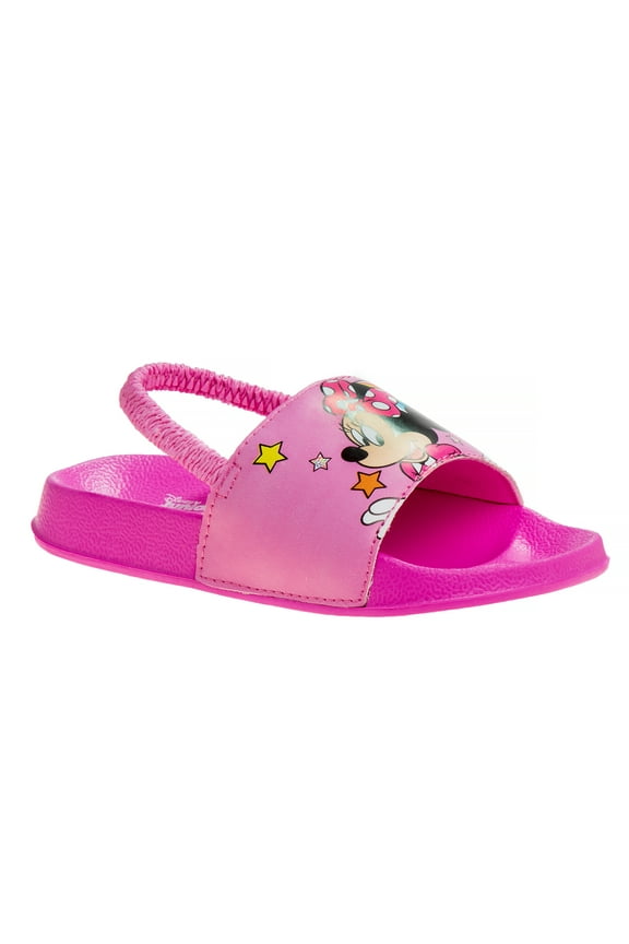 Minnie Mouse Girls Flip Flops with back strap
