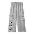 thumbnail image 1 of Disney Minnie Mouse Girls Graphic Cargo Fleece Sweatpants, Sizes 4-16, 1 of 3