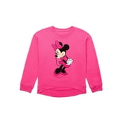 Disney Minnie Mouse Girls Graphic Sweatshirt, Sizes 4-16