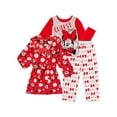 thumbnail image 1 of Disney Minnie Mouse Girls Pajama and Robe Set, 3 Piece, Sizes 4-8, 1 of 5