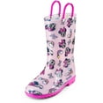 thumbnail image 1 of Disney Minnie Mouse Girls Pink PVC Rainboots - Easy-On Handle - Size 12 Little Kid, 1 of 7