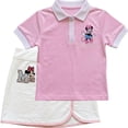 thumbnail image 1 of Disney Minnie Mouse Girls Polo Shirt & Skort Set 2-Piece Outfit Sizes 4-16, 1 of 6