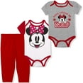 thumbnail image 1 of Disney Minnie Mouse Girls’ Short Sleeve Bodysuit and Leggings Set for Newborn and Infant, 1 of 7