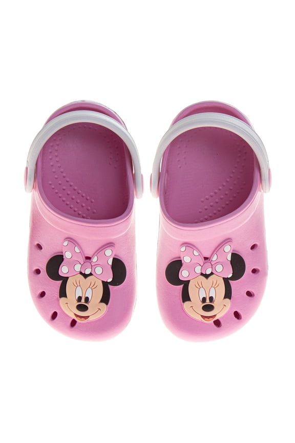 Minnie Mouse Girls Slip-On Clogs with Back Strap (Toddler), Pink, Size: 5-6