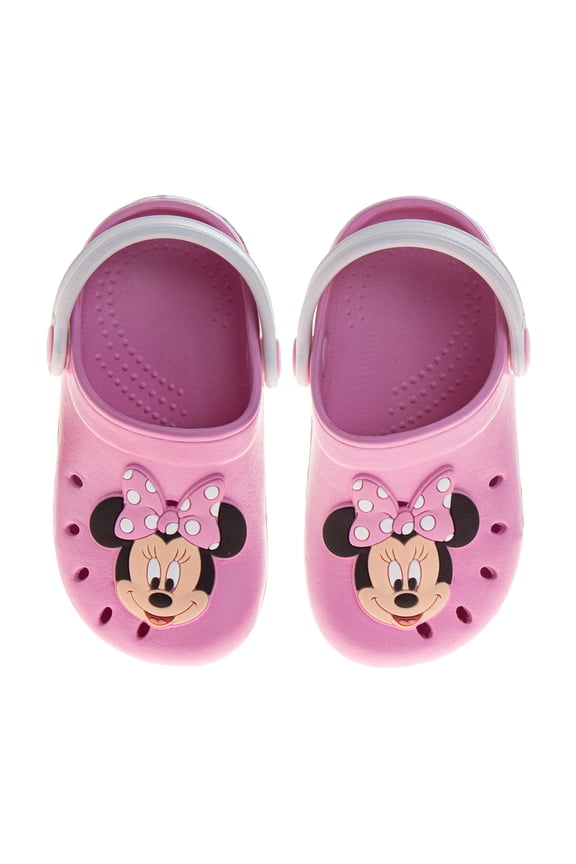Minnie Mouse Girls Slip-On Clogs with Back Strap (Toddler), Pink, Size: 9-10