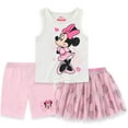 thumbnail image 1 of Disney Minnie Mouse Girls Tank Top, Shorts, and Tulle Skirt Girls), 3 Piece Set, Sizes 12M-6X, 1 of 7