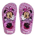 thumbnail image 1 of Disney Minnie Mouse Girls Toddler Flip Flops with Back Strap, Pink, Size: 7-8, 1 of 5