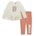 thumbnail image 1 of Disney Minnie Mouse Girls Top and Leggings Pants Outfit (Girls), 2 Piece Set, Sizes 2T-6X, 1 of 5