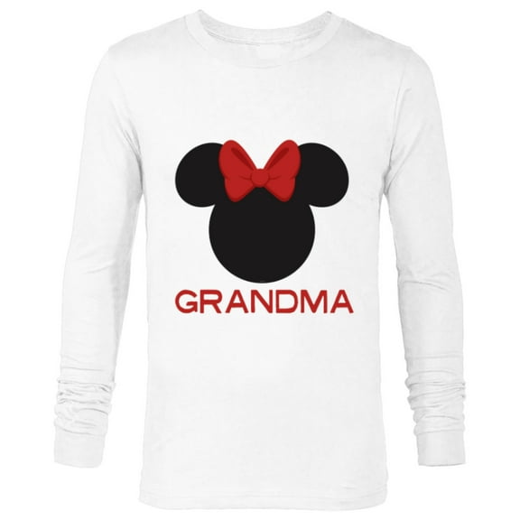 Disney Minnie Mouse Grandma Family - Long Sleeve T-Shirt for Men – Customized-White