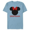 thumbnail image 1 of Disney Minnie Mouse Grandma Red Bow Family Mother’s Day - Short Sleeve Blended T-Shirt for Adults - Customized-Ocean Blue, 1 of 5