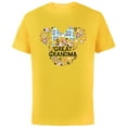 thumbnail image 1 of Disney Minnie Mouse Great-Grandma Icon Flowers Mother’s Day - Short Sleeve Cotton T-Shirt for Adults - Customized-Yellow, 1 of 5