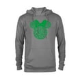 thumbnail image 1 of Disney Minnie Mouse Green 4-Leaf Clovers St. Patrick's Day - Pullover Hoodie for Adults - Customized-Athletic Heather, 1 of 5