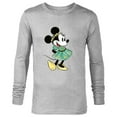 thumbnail image 1 of Disney Minnie Mouse Green Irish Costume St. Patrick's Day - Long Sleeve T-Shirt for Men - Customized-Athletic Heather, 1 of 5